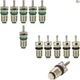 Air Conditioning Valve Core Kit for Car AC System Service, R134A Refrigerant, Hi