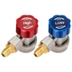 VIVOHOME AC R134a Refrigerant Quick Coupler Adapter Kit HVAC Adjustable 