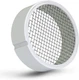Raven R1510 PVC Termination Cap Mesh Screen Vent Cover, Furnace & Roof Vent Cap,