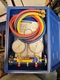 Yellow Jacket 42004 Mechanical Manifold Gauge Set, 2 Valve, 3 Hoses, Vacuum