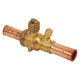 NDL NBV06-S Refrigerant Ball Valve,3/4 in,900 psi 55MF60