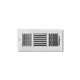 Tru Aire 6 in X 10 in 3-Way White Steel Wall/Ceiling Register C103M10X06
