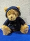 Fao Schwarz 2009 Plush Teddy Bear w/ Blue Jacket Stuffed Animal Sits 14" Tall