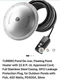 TURBRO Floating Pond Heater PD400A Stainless Steel 400W GFCI UL Cord Silver