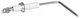 Packard PFS301 1/4 Male Quick Connection Flame Sensor with Ceramic Insulator