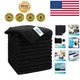 Compact 12 Pack Microfiber Cleaning Towels - Superior Absorbency for Home & Car