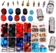 R134A A/C Valve Core & Dust Cap Kit | Assortment of 23 Styles - 188 Pieces | AC