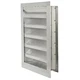 Dayton 20Ua16 Intake Louver, Fixed,  Drainable, 36H X 48W