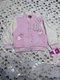 Barbie Limited Edition Girls Varsity Jacket Pink White Size 5 Long Sleeve