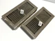 TRUaire CM150MB 4X10 Floor Grill Registers 10" x 4" Steel Brown Lot of {2} NEW