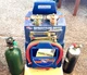 Uniweld, Welding Brazing Cutting Kit, KL550-4P, w/FULL TANKS, & Carrying Case