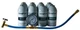 R600a, r-600a Refrigerant,  1 case & gauge kit Enviro-Safe #8058