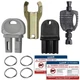 4 Pack Rodent Bait Mouse Station Key Replacement, Universal 4 Set