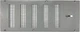 RazAir&trade; Foundation Vent with Damper and Screen - 16"x 6.5" Weatherproof Gray 