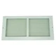 Ceiling/Wall Return Air Grille, 14 in W x 14 in H Opening, 562cfm, White, Steel,