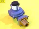 1/2 in FNPT Aluminum Integral Two Stage Regulator 10.2 - 13 in WC Spring FISHER