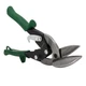 MIDWEST Aviation Snip  Right Cut Offset Tinner Shears, Made in the USA  MWT6510R