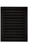 Builders Edge 12&rdquo;x 18" Rectangular Vent 002 Black 2pack