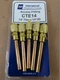 International Refrigeraton Access Fitting, Copper 1/4" Flare x 1/4" OD, CTE14