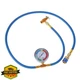 Aupoko R134A AC Recharge Hose w/ Gauge