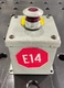 Hoffman E1PB Pushbutton Pilot Device Enclosure - Gray
