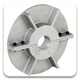 Dayton 4C791 Heat Slinger 8" OD 1-11/16" Bore Aluminum Split for Dayton 3C108 Bl