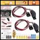 Dual Electric Fan Relay Kit - 2 PCS, 12V Thermostat Switch 40A, Cooling Radiator