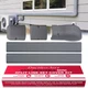 DuctlessAire Mini Split Line Set Cover Kit Paintable Lineset Cover Gray 4"x14 ft