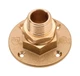 Home-Flex 1/2 in.   FIP  T X 1/2 in.   D FIP  Steel Adapter Termination Flange