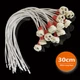 18AWG MR16 Lamp Holder Ceramic Socket Base With 30cm Silicon Cable For LED blub