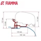 FIAMMA DUCATO BOXER JUMPER H2 ADAPTOR BRACKET KIT F65 F80 CAMPER CARAVAN AWNING