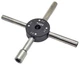 NHX RC 4-in-1 Multi Wrench Nut Driver Black (1pc) 4.0 / 5.0 / 5.5 / 6.0mm