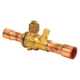 NDL NBV07-S Refrigerant Ball Valve,7/8 in,900 psi 55MF61