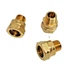 3-Pack  Gastite XR3FTG-8-24   1/2&Prime; Straight x 1/2&Prime; NPT Adapter