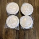 4 Pcs 6 Inch Round Air Vent Cover, Adjustable Ceiling Diffuser Vent Bulk, ABS...