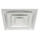 GRAINGER APPROVED 4MJV3 Diffuser,3-Cone,Duct Size 8",White 4MJV3