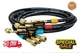 Fieldpiece HR3B Ball Valve Refrigerant Hose Set (3) with Color Tags - 1/4" x 1/4