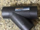 POWERTEC 70106 4-Inch Y-Fitting Dust Collection Hose Connector 4 Inch, Black 