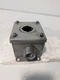 Hoffman E1PB Pushbutton Pilot Device Enclosure - Gray