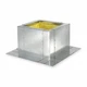 DAYTON 2ZV86 SQUARE ROOF CURB, 12" HEIGHT,  ADJUSTABLE WIDTH, NEW!