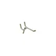 Azar Displays 1" Metal Wire Hook: 0.148" Diameter, 50-Pack