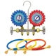Uniweld A2LM5H Manifold Set R-32/R-454B/R-448A/R-410A Fahrenheit psi, 5 ft Hoses