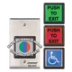 Securitron Pb2e Push To Exit Button, Spdt, Momentary, 5A