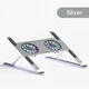 Aluminum Adjustable Laptop Stand for Macbook PC iPad Tablet Notebook Cooling Fan