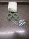 Taco 1600-031C Green Cast Iron Flange Set With Bolts, Nuts NO Gaskets