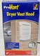Dundas Jafine 4" Louvered Exhaust Vent Hood Assembly BLH4WZW, White - NEW