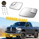 2X Power Heated Mirrors for 2005-09 Dodge Ram Pickup Heated w/ Backing Plate EOA