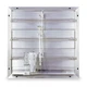 DAYTON 4C561 Mtrzd Damper,For Fan Dia. 20",100-240V 4C561