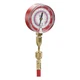 Yellow Jacket 40344 Test Gauge, 3 1/8 In Dia, Red, 800 Psi