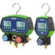 Refrigeration Digital Manifold Gauge Kit HVAC Pressure Vacuum Temperature Tester